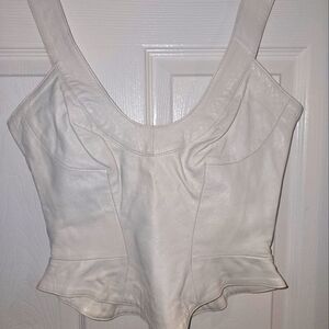 Jean Claude Jitrois Vintage Leather Vest